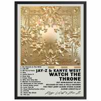 Kanye West & Jay-Z Whatch The Throne Plakat Obraz z albumem prezent