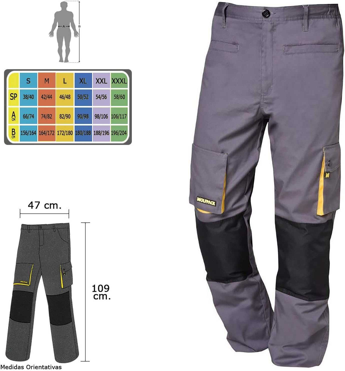 Spodnie robocze Wolfpack Long Trend 50/52 XL