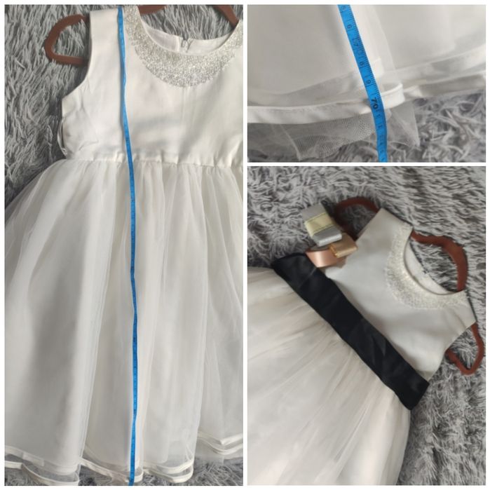 TUTU sukienka na sesje zdjeciowe, chrzciny, suknia księżniczki, tiul