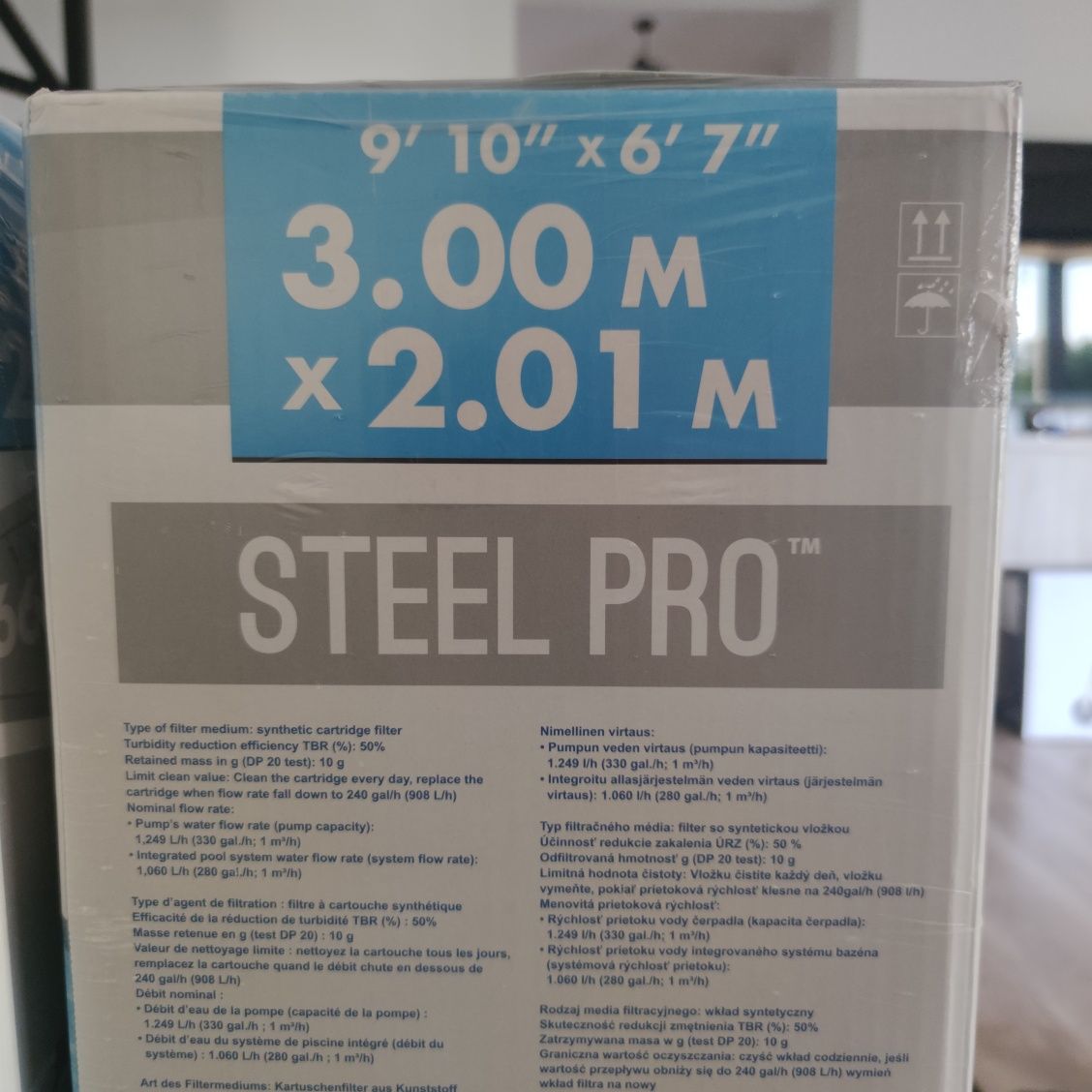 NOWY Bestway 5641q Basen Steel Pro z pompą filtrującą, 300 x 201 x 66