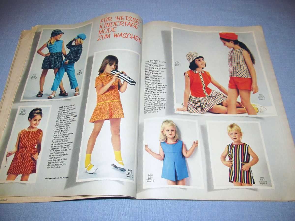 Burda Moden 7/1968 + wykroje Vintage