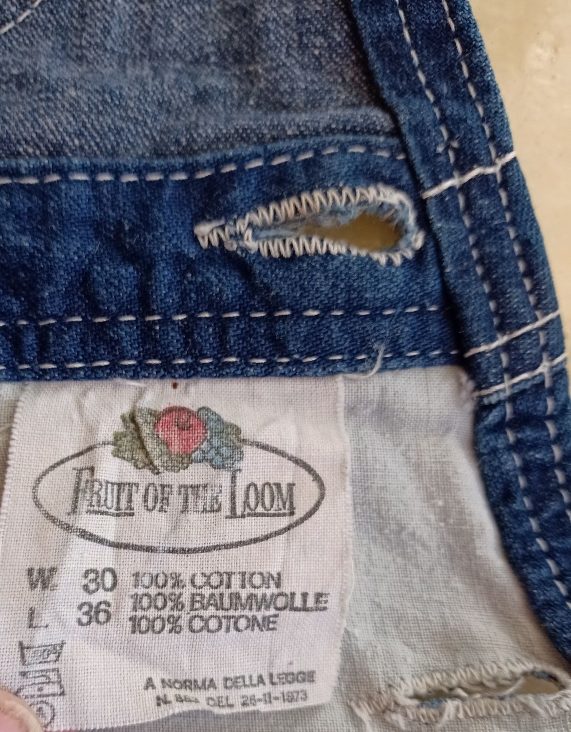 Винтаж! Комбинезон Fruit of the Loom USA made lee lois 70е года