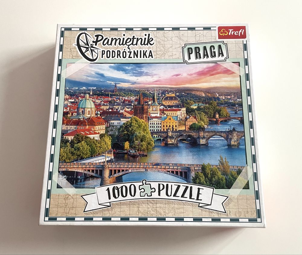 Puzzle 1000 elementów Trefl Pamiętnik podróżnika Praga