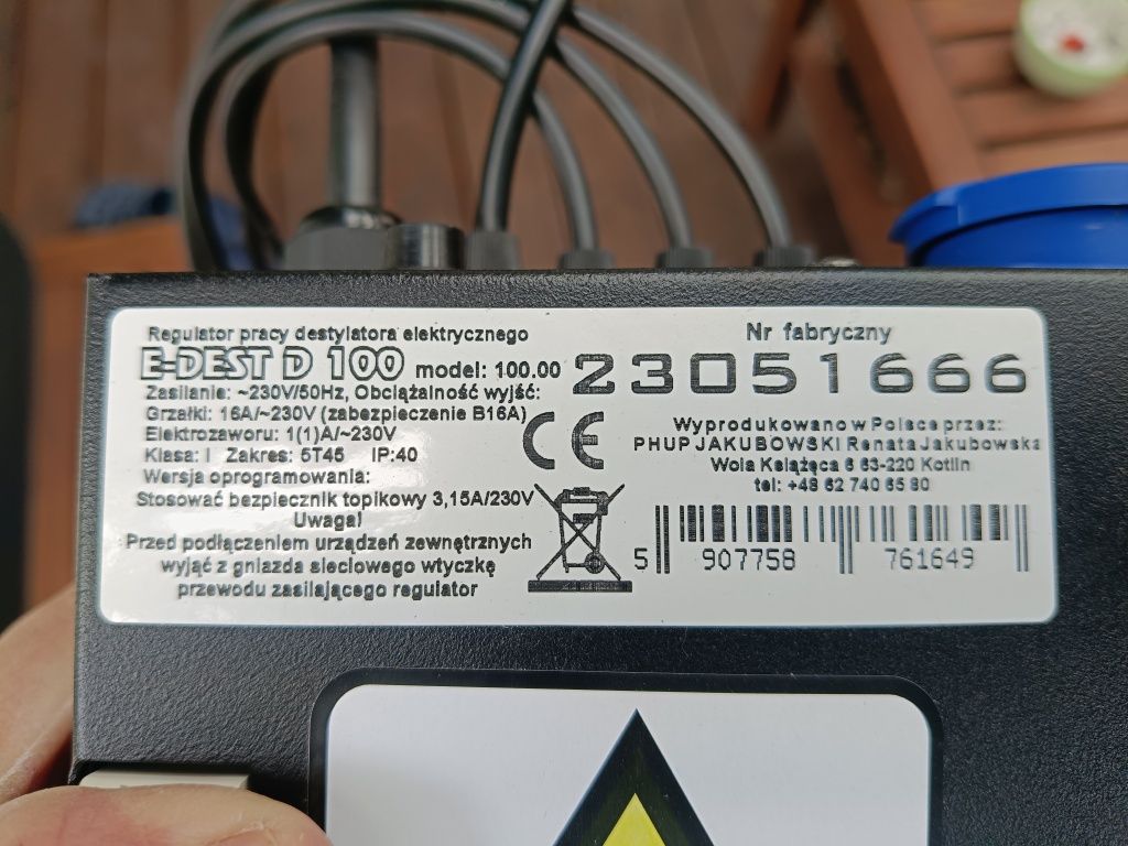 Regulator Mocy I Temperatury E-DEST D100
