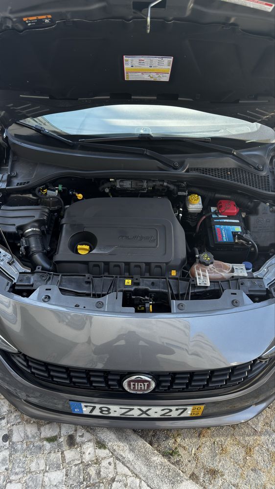 Fiat Tipo S‑Design 2020 – 135.000 km – Cinzento
