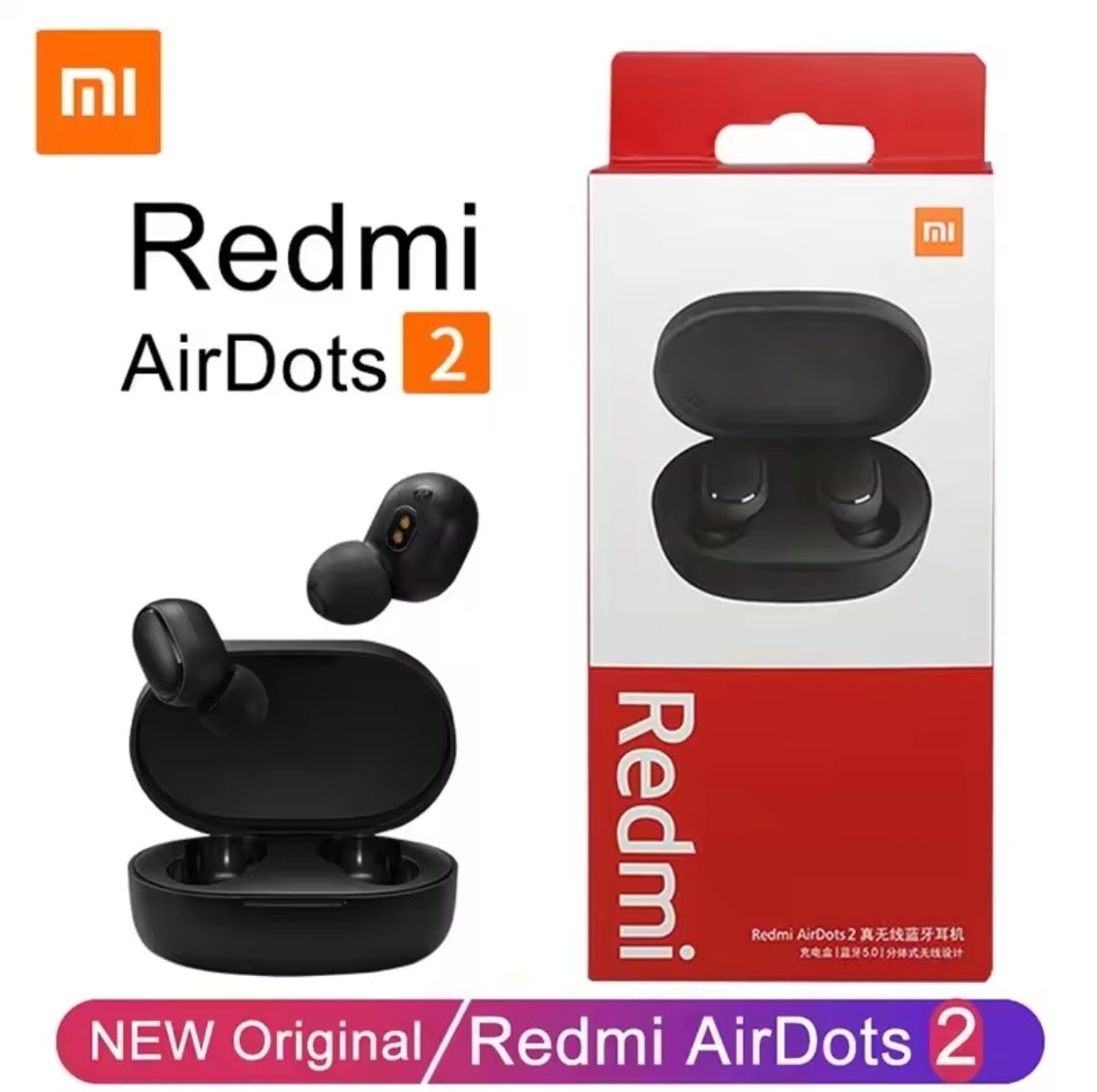 Auriculares headphone sem fio Xiaomi Redmi Airdots 2