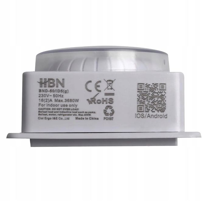 Włącznik światła FI60 LED Biały WiFi Tuya SMART LIFE inteligentny