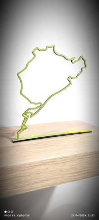 nürburgring nordschleife 3d print