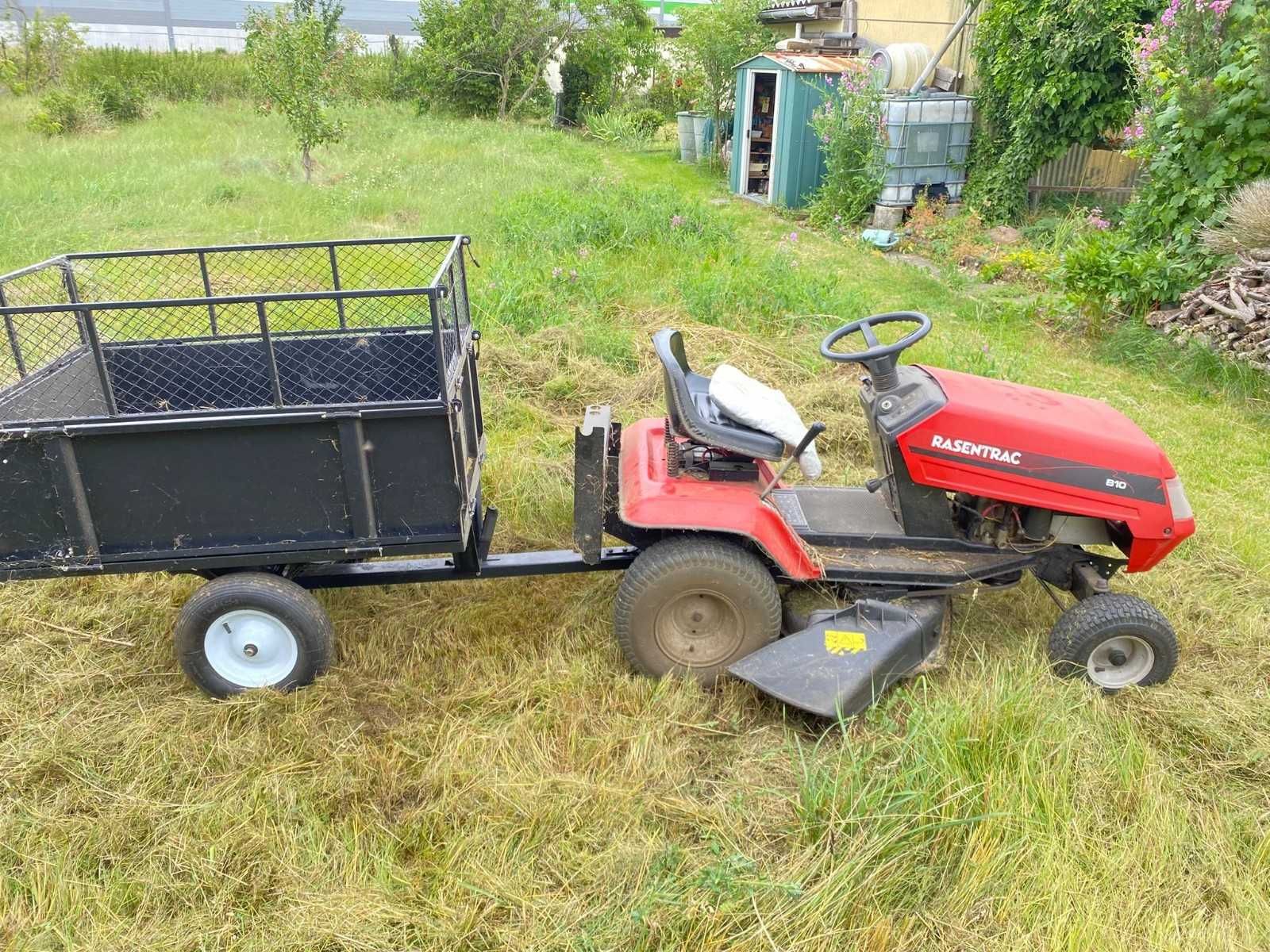 MTD  b10  Rasentrac briggs & stratton z przyczepka traktorek  kosiarka