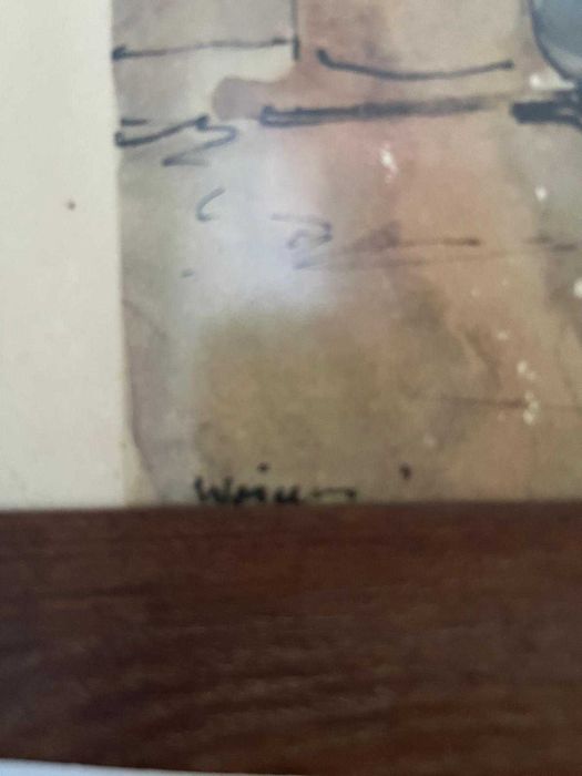 Aguarela e tinta da china