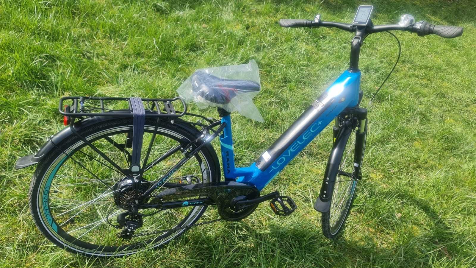 Okazja Rower ELEKTRYCZNY LOVELEC BLUE 18/28 Gwarancja SHIMANO led