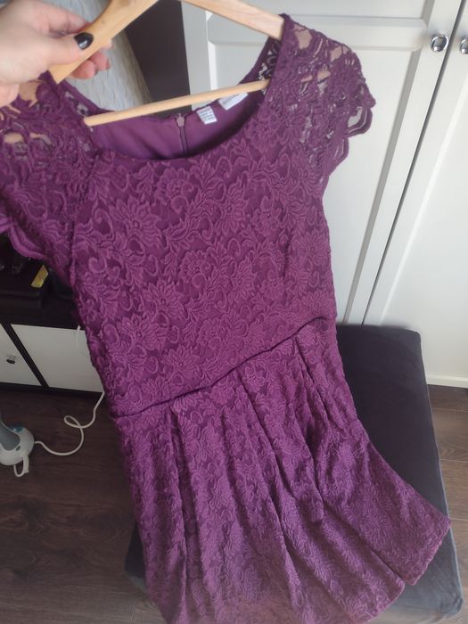 Wyprzedaż 2 sukienka 40 42 koronkowa 44 wesele komunia mama młodego mł