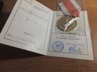 Brązowy medal za Zasługi dla obronności Kraju PRL