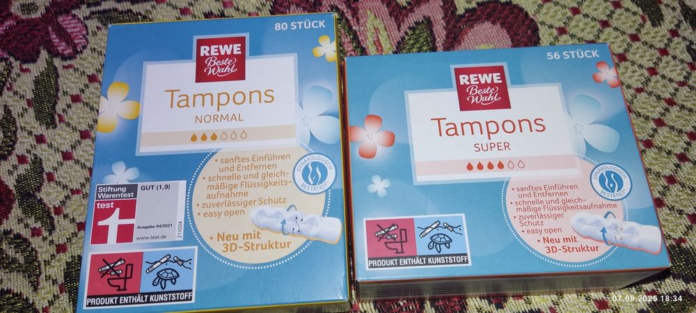 Тампони Tampons, Floriola, Jessa, Ob., Siempre, Facelle Elkos,