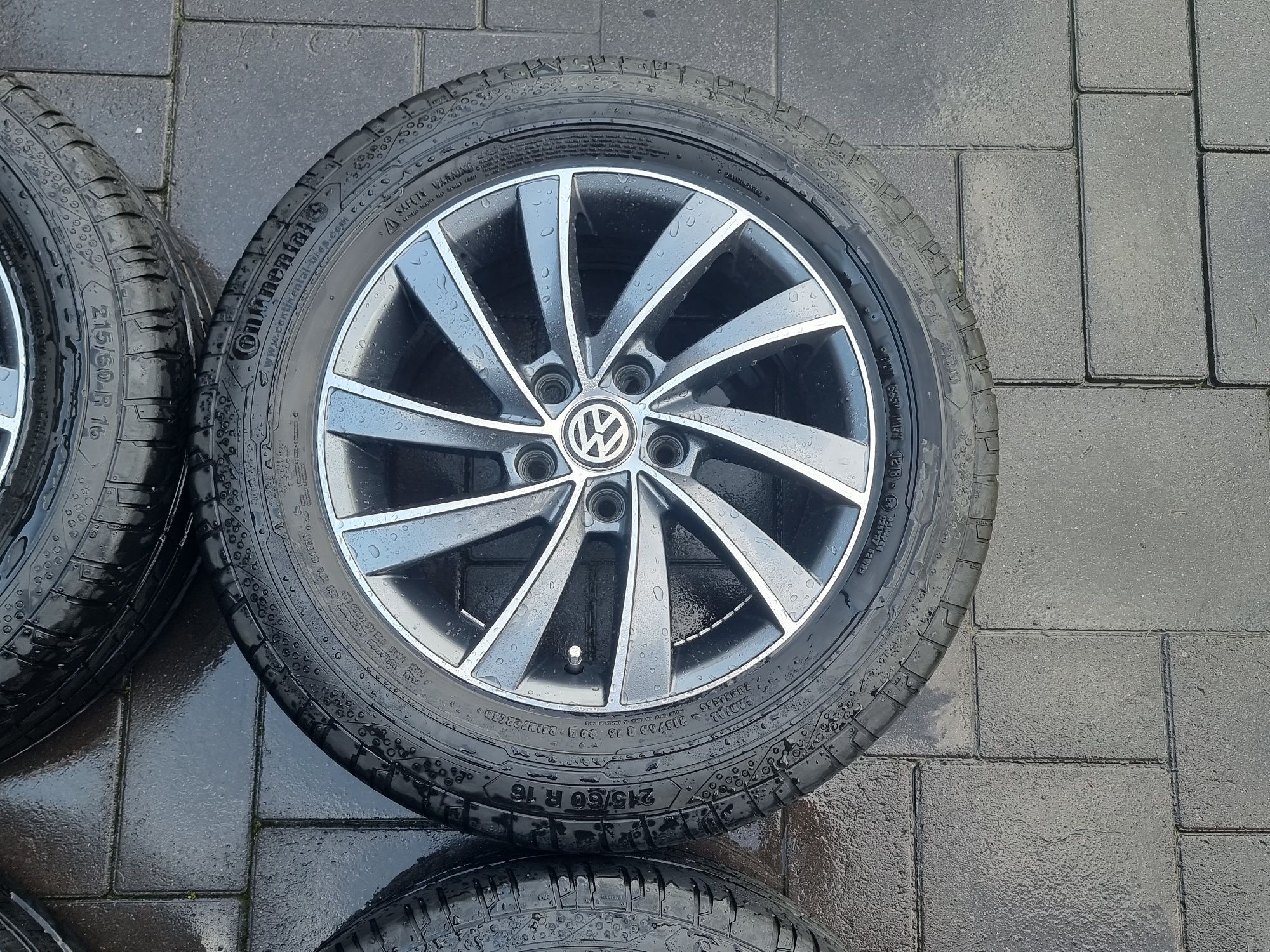 Диски 5×112 r16 Volkswagen , Skoda , 215 60 16 шини літо