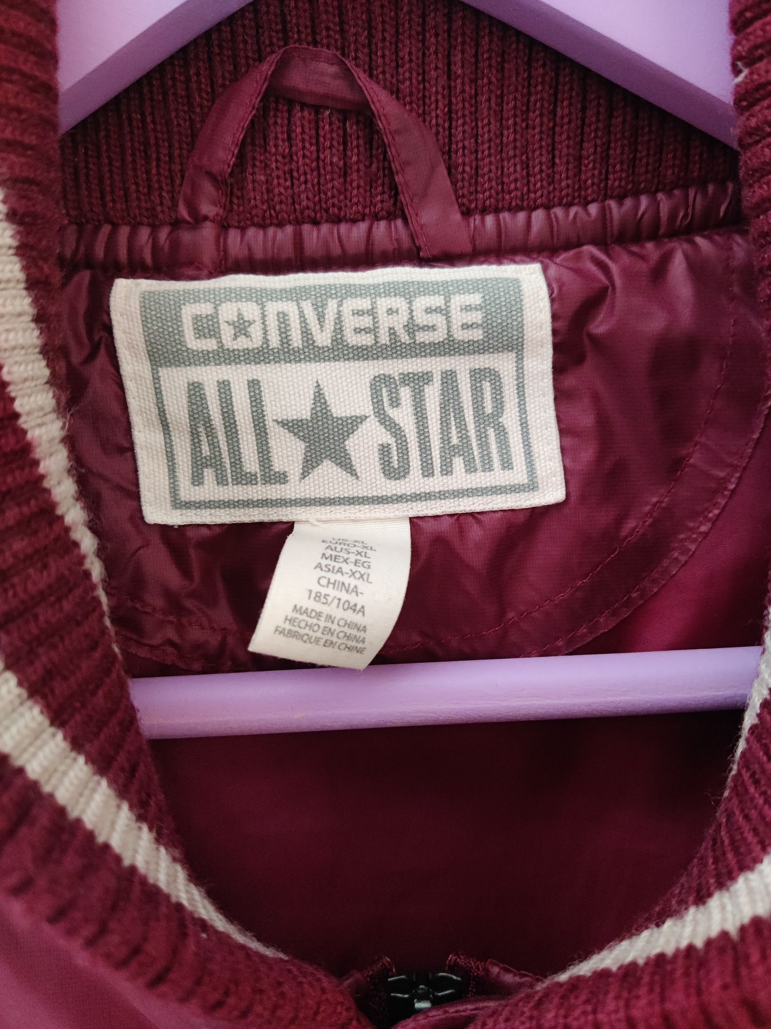 Куртка бомпер (пуховик) Converse All Star