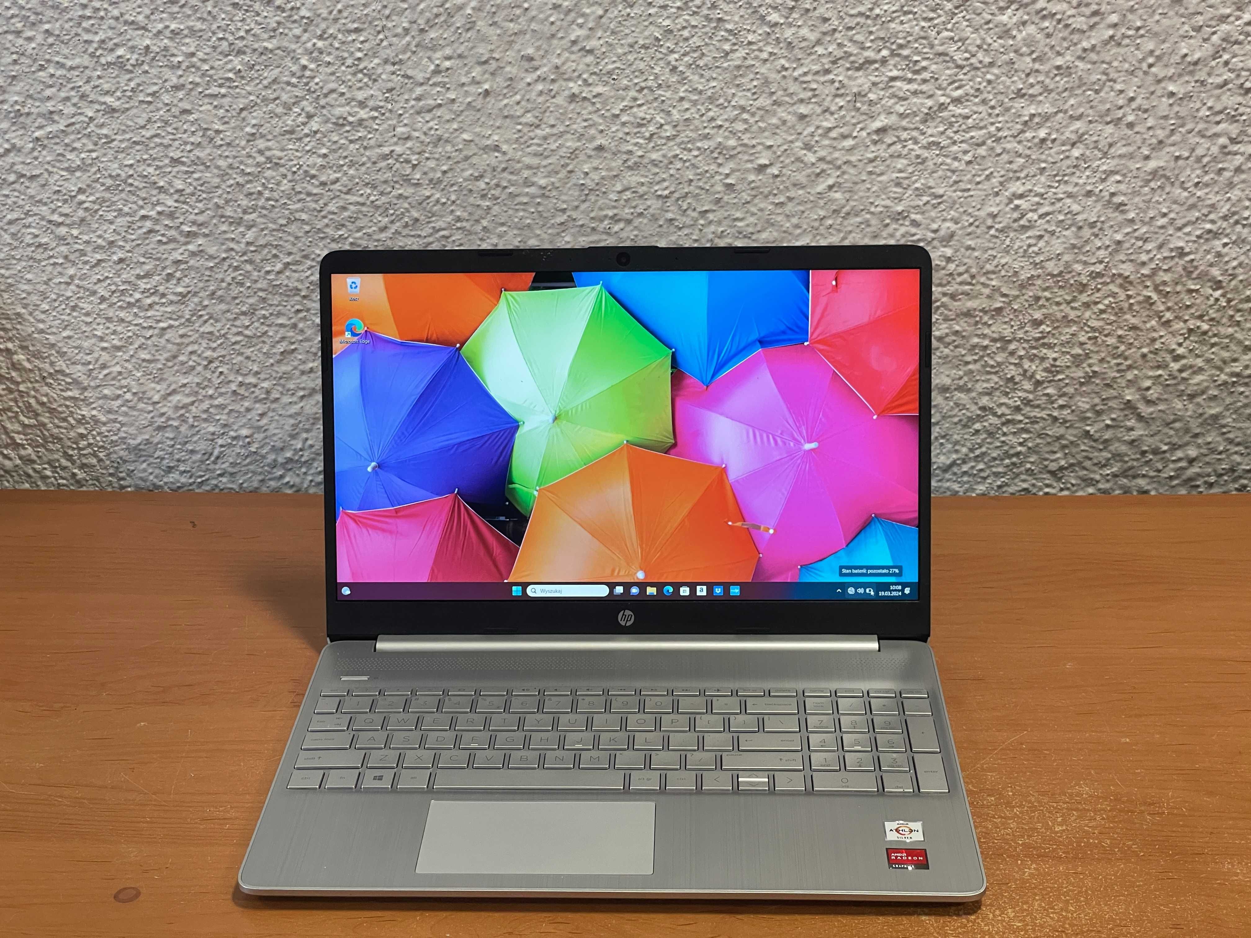 Laptop HP 15s, 8 GB RAM, 256GB SSD, Athlon, Radeon