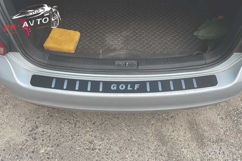 Накладка на задний бампер VW Golf 6 VI Combi Универсал