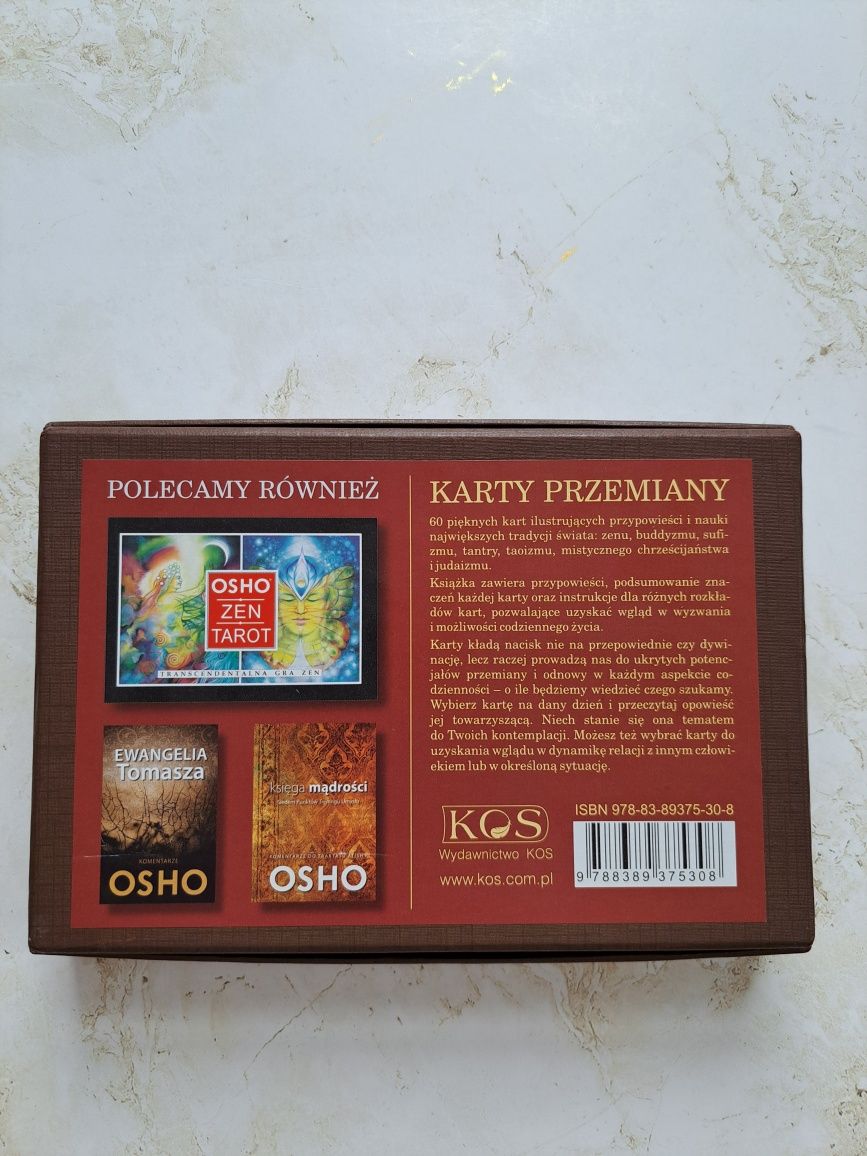 Karty przemiany według Osho