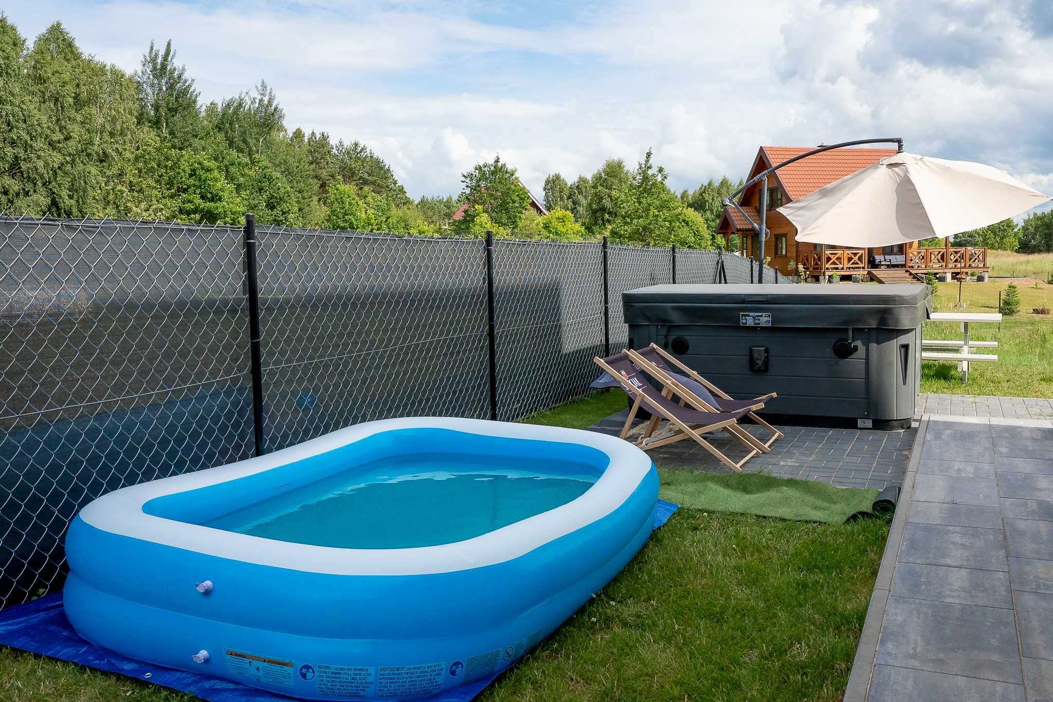 Domek z Jacuzzi na Mazurach