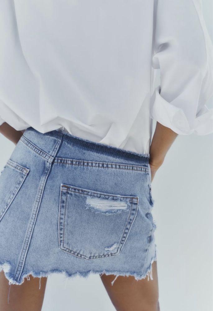 Нова джинсова спідниця від Zara, розмір XS