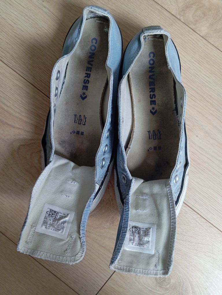 Trampki Converse All Star 38 24,5 cm błękitne krótkie