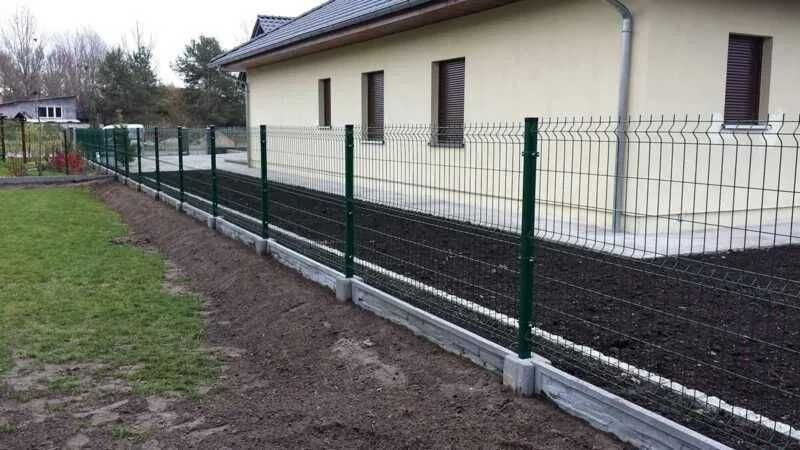 Płoty ogrodzenia, bramy wjazdowe ogrodzenie panelowe z montażem