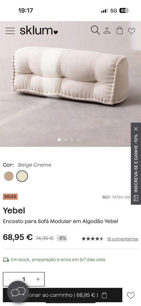 Sofa modular sklum