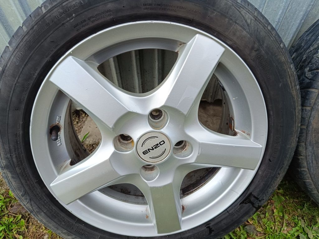 Alufelgi koła Enzo R15 stan bdb. 4x100 ET38
