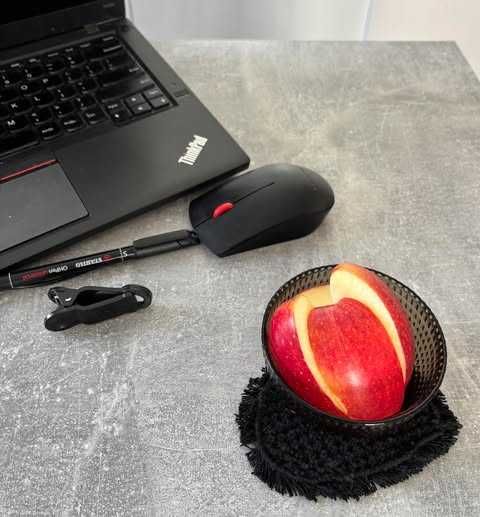 Podkładka pod kubek Prezent Serce Heart Makrama boho