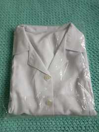 NOWA bluzka fartuch pielęgniarka 42 XL biały