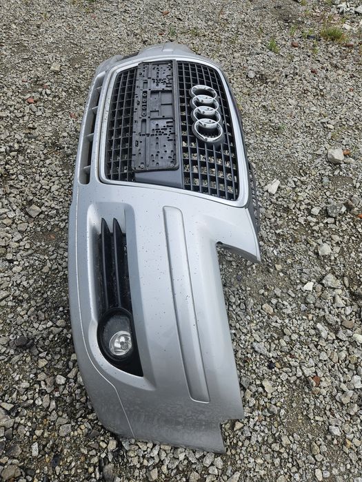 Zderzak przód Audi a3 8p przedni LX7W nadkole Kompletny grill
