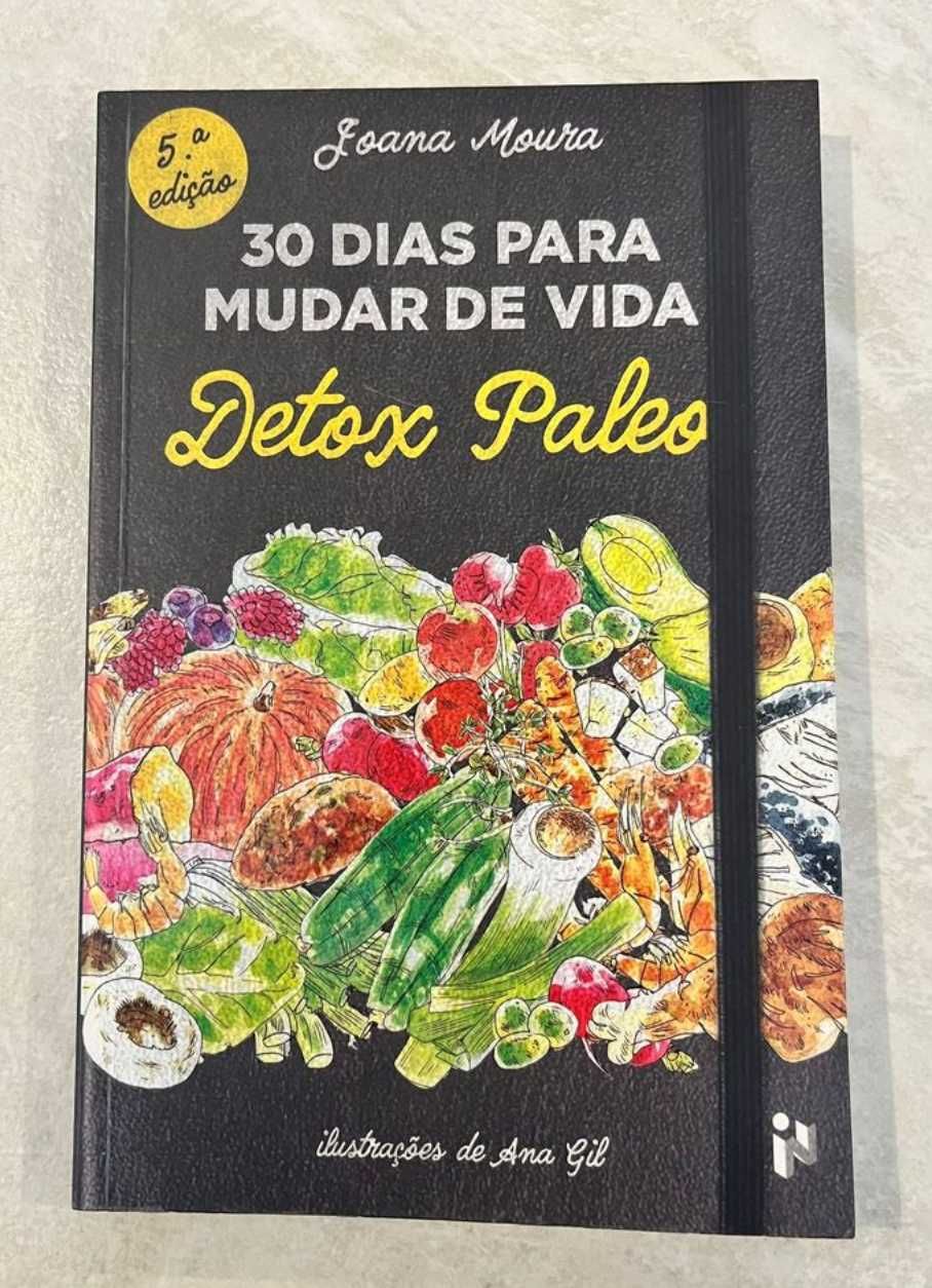 Livro 30 dias para mudar de vida Detox Paleo, de Joana Moura