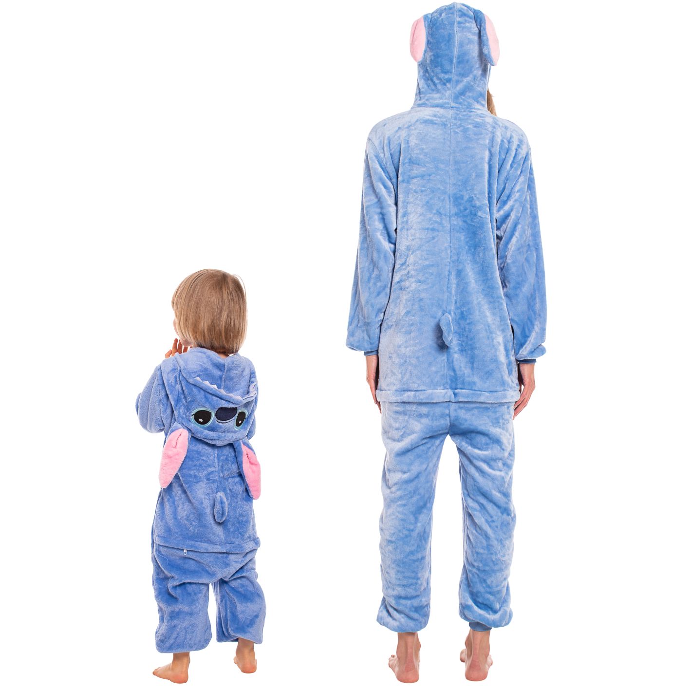 Piżama Dla Dzieci Kigurumi Onesie Kostium Stich Niebieski 105-115 cm