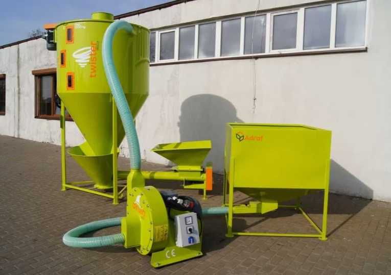 Линия производства комбикорма 1т/ч. Міні завод комбікормів. Комбикорма