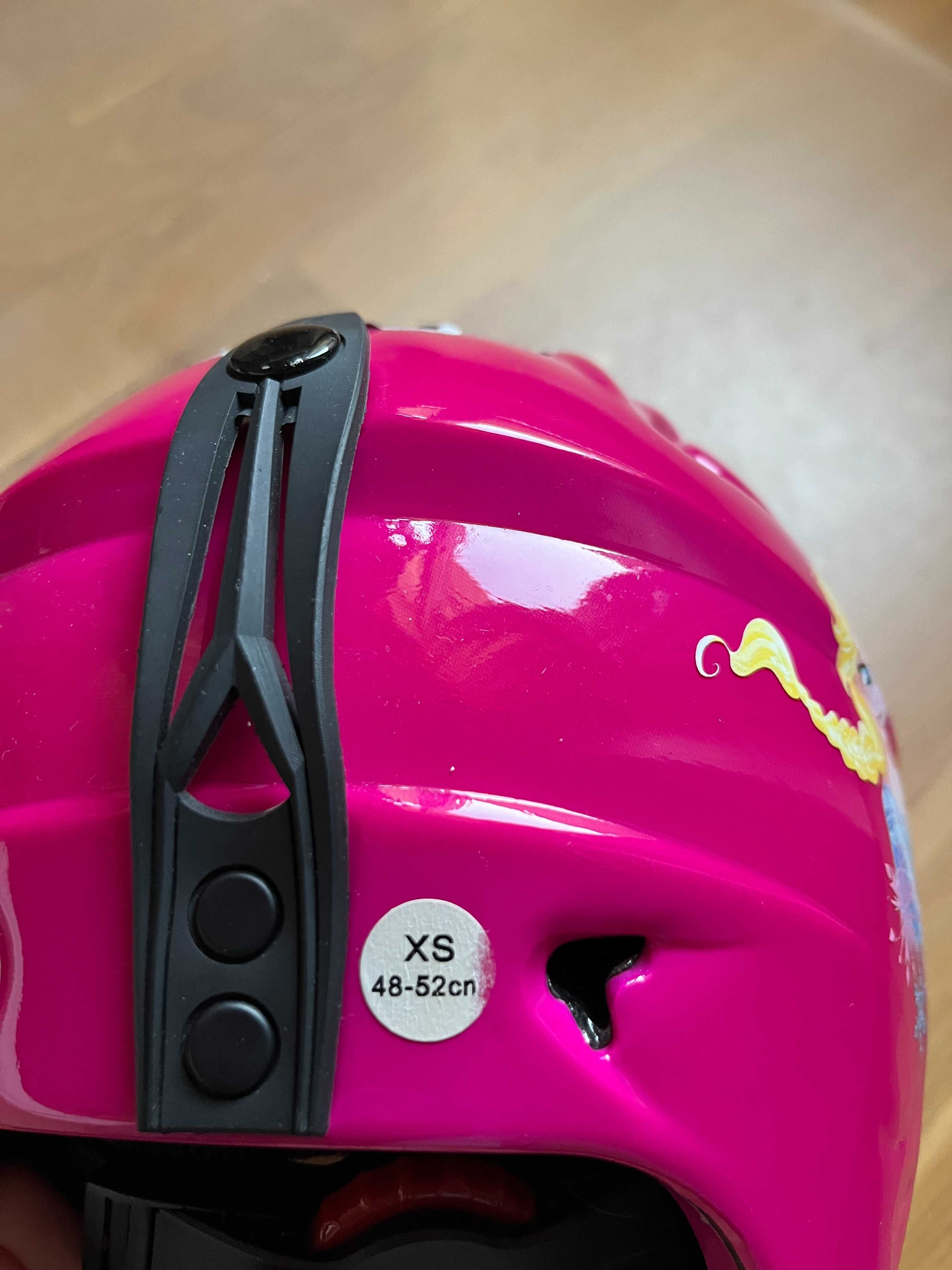 Kask Narciarski Dziecięcy + Gogle Carrera (48-52cm)