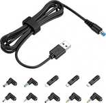 Kabel adaptera USB do DC z 10 końcówkami połączeniowymi, wyjście kabla