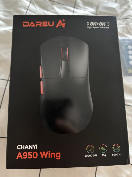 DAREU A950 WING 35g+ Ultraglide ICE+ Steelseries QCK Performance Speed