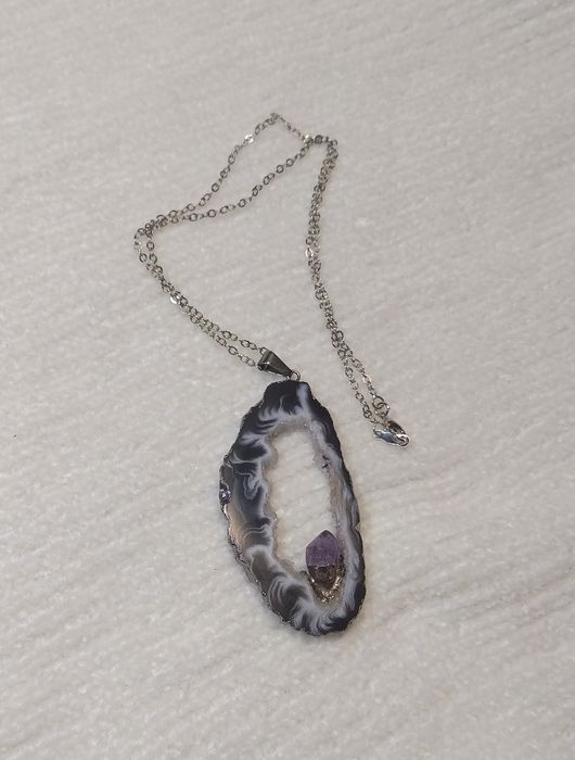 Wisiorek z ametystem