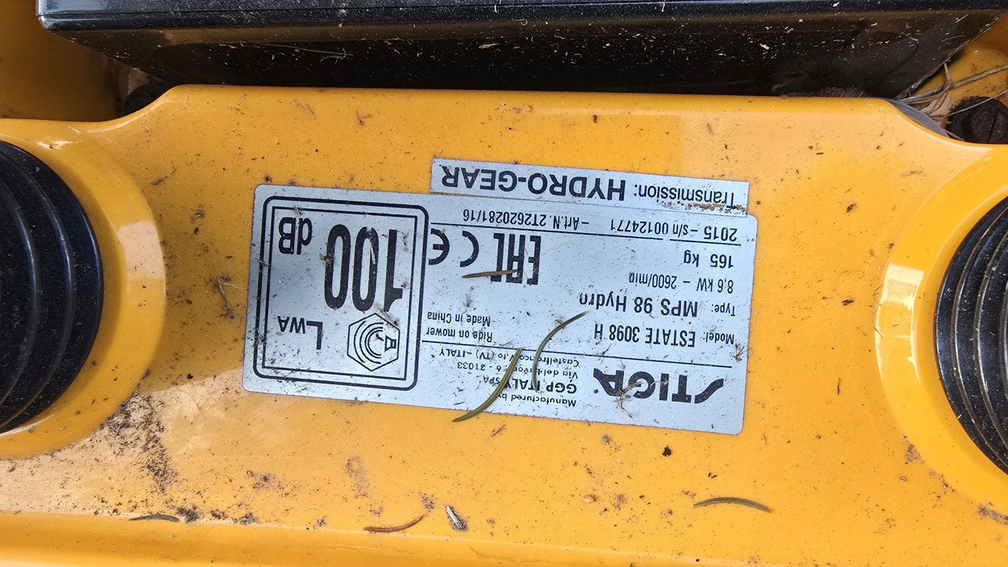 Traktorek kosiarka stiga