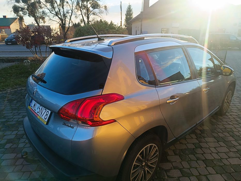Peugeot 2008 1,2 B 2016 r klima hak Nawigacja Zarejestrowany