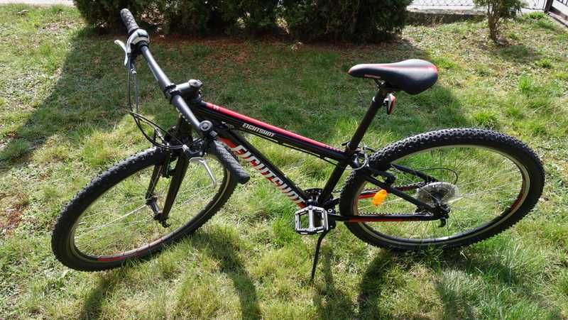Rower młodzieżowy MTB EIGHTSHOT X-COADY 275 SL - Czarny/Czerwony