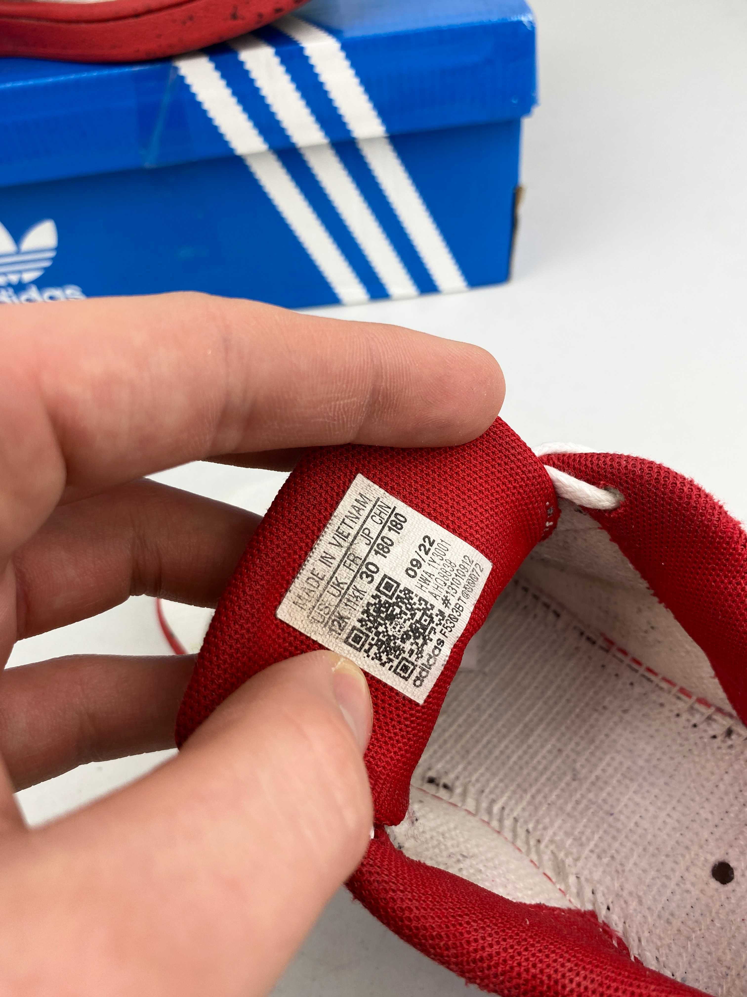 białe czerwone buty dziecięce adidas advantage spiderman r. 30 n114a