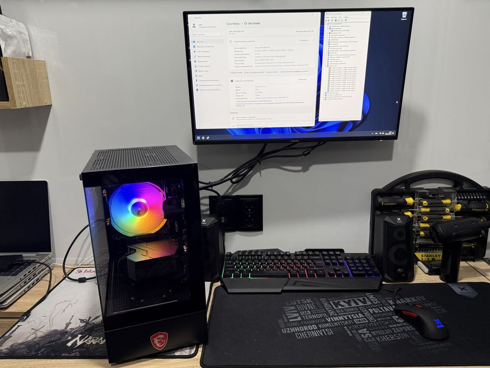 Компьютер Геймерський intel i5+16 ddr4+ssd 1 tb+RTX 2060 s