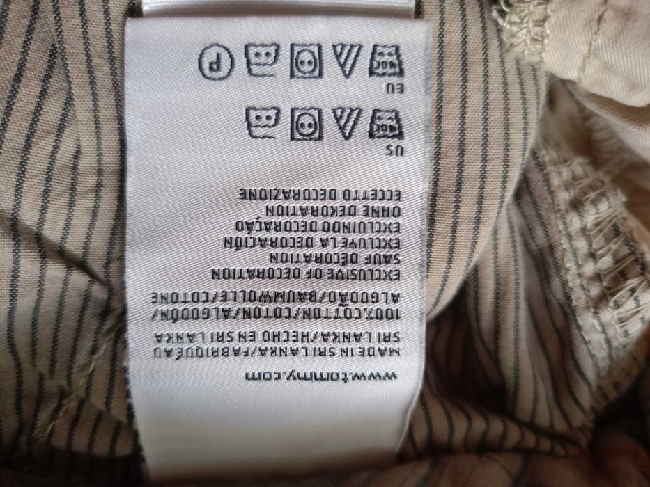 TOMMY HILFIGER Bojówki Uniseks roz L Stan BDB Okazja
