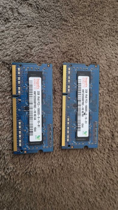 Hynix ddr3 ram 2GB 1RX8 PC3-10600S-9-10-B1