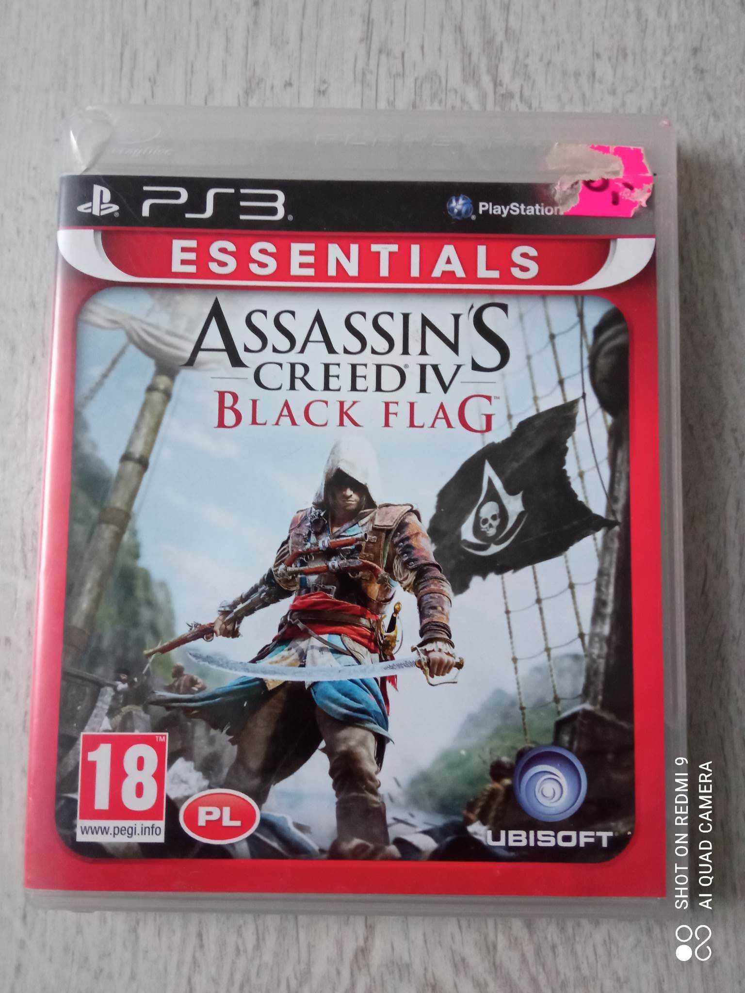 Assasin's Creed Black Flag PS3 + dodatek PL