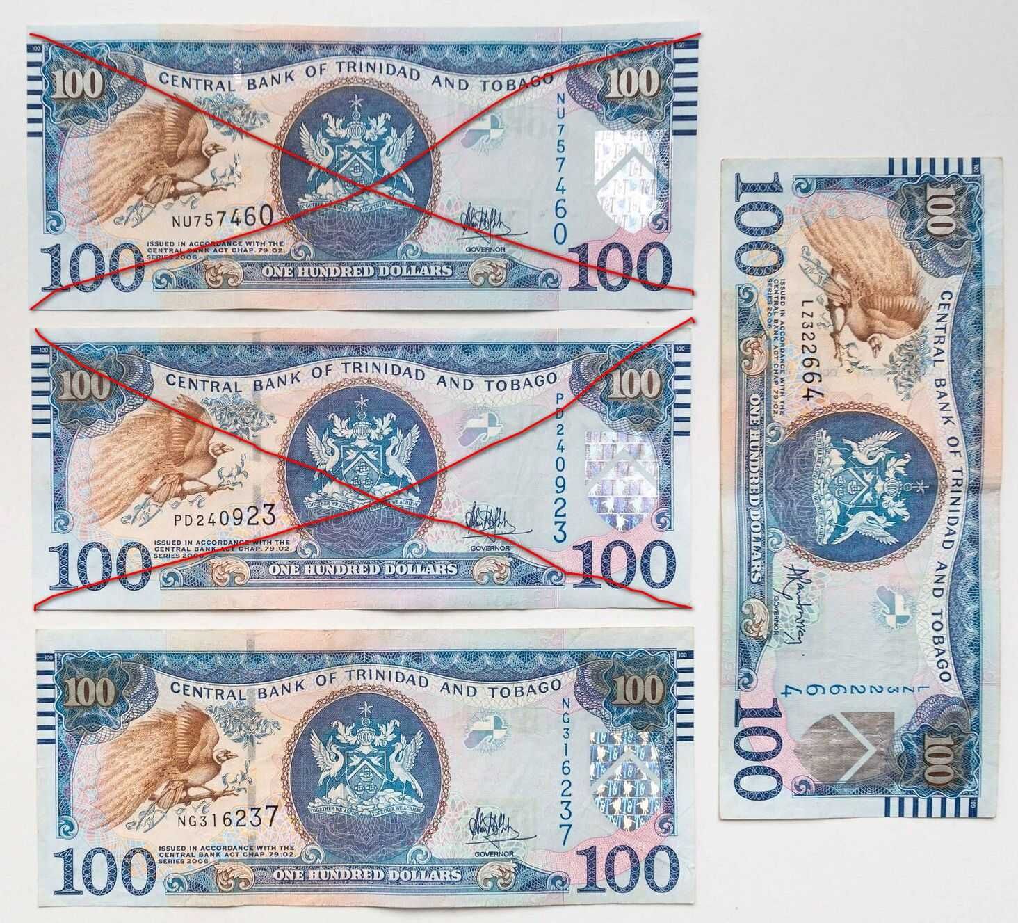 Trynidad i Tobago 100 dolarów 2006 P.51
