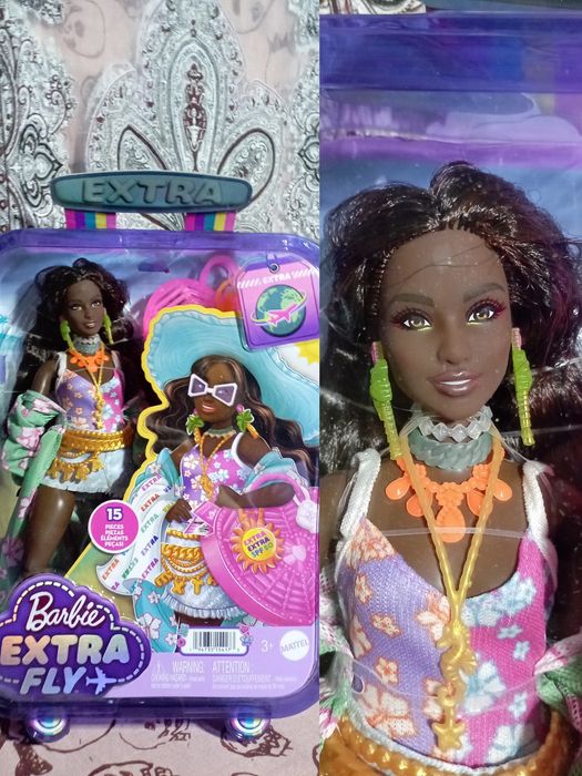Куклы ляльки Барбі Extra, Пишка рухайся як я, піжамна