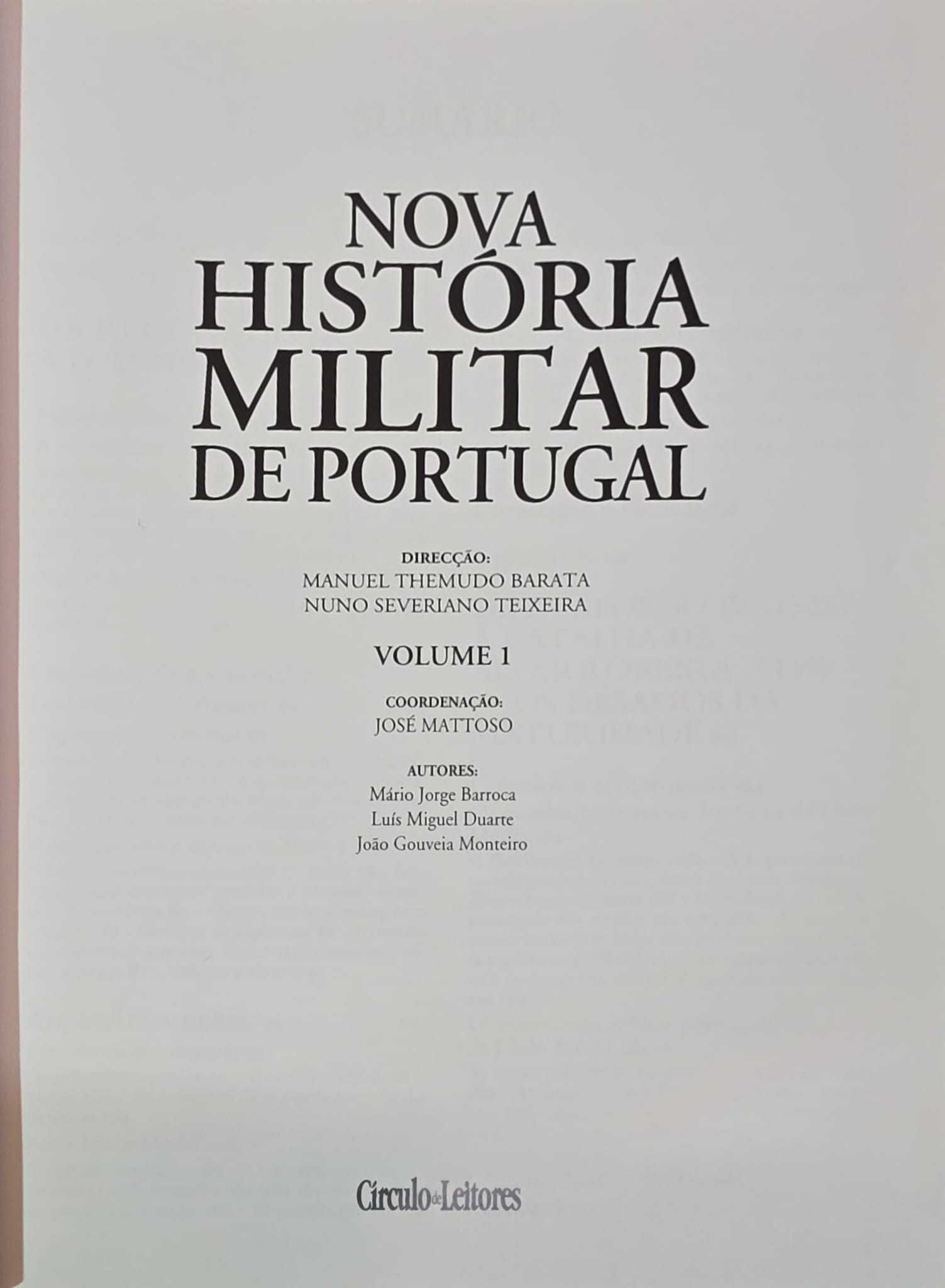 Livro - Nova Historia Militar de portugal - Manuel Barata - SD